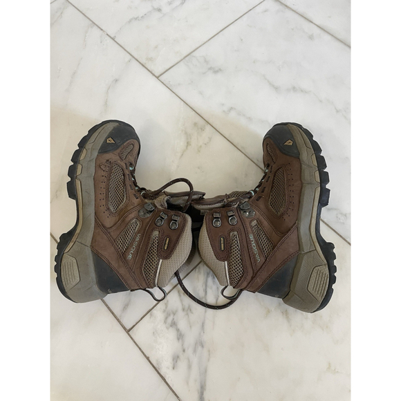 Vasque Womens Brown Leather Goretex Mid Rise Leather Hiking Boot Waterproof Sz 6 - Picture 5 of 9